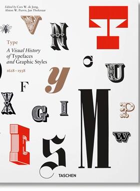 【现货】字形:字体和图形样式的视觉史 A Visual History of Typefaces & Graphic Styles 进口原版字体设计书籍 老佛爷书店