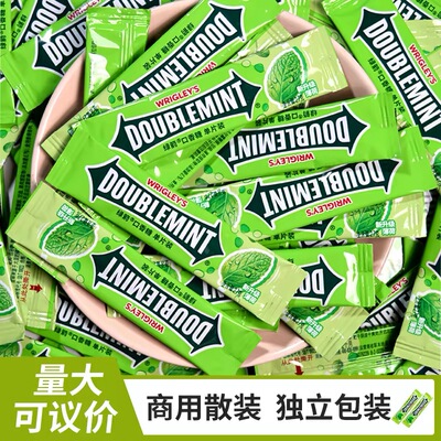新日期绿箭口香糖100片散装火锅店薄荷糖清凉糖果清新原味批发