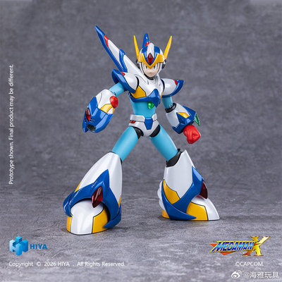 HIYA 海雅 EB 洛克人 X 艾克斯 猎鹰装甲版 可动手办