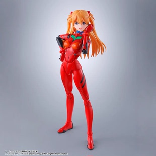 万代shf 新世纪福音战士EVA明日香新剧场版机车服可动手办