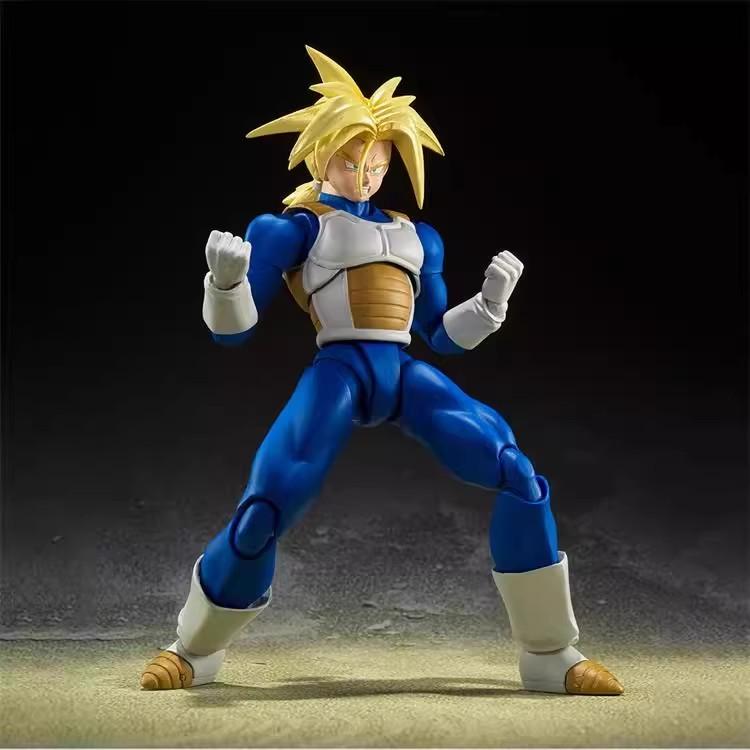 现货万代 SHF 龙珠 赛亚人 特兰克斯 自身隐藏超级力量 可动