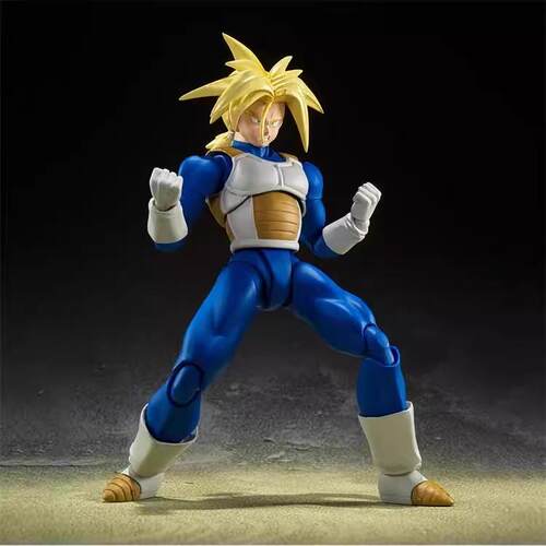 现货万代 SHF 龙珠 赛亚人 特兰克斯 自身隐藏超级力量 可动