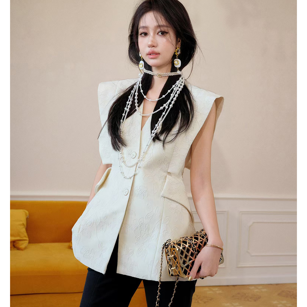 秋季新款设计感小众马甲收腰女装