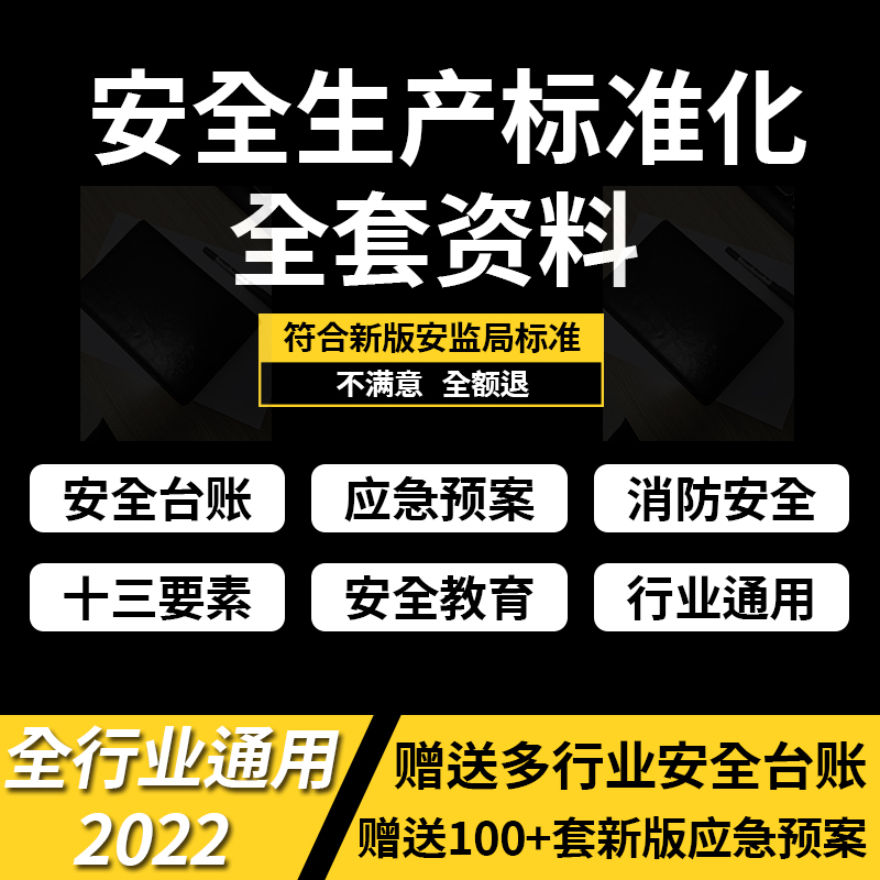 安全生产标准化全套资料三级企业车间管理制度应急预案台账