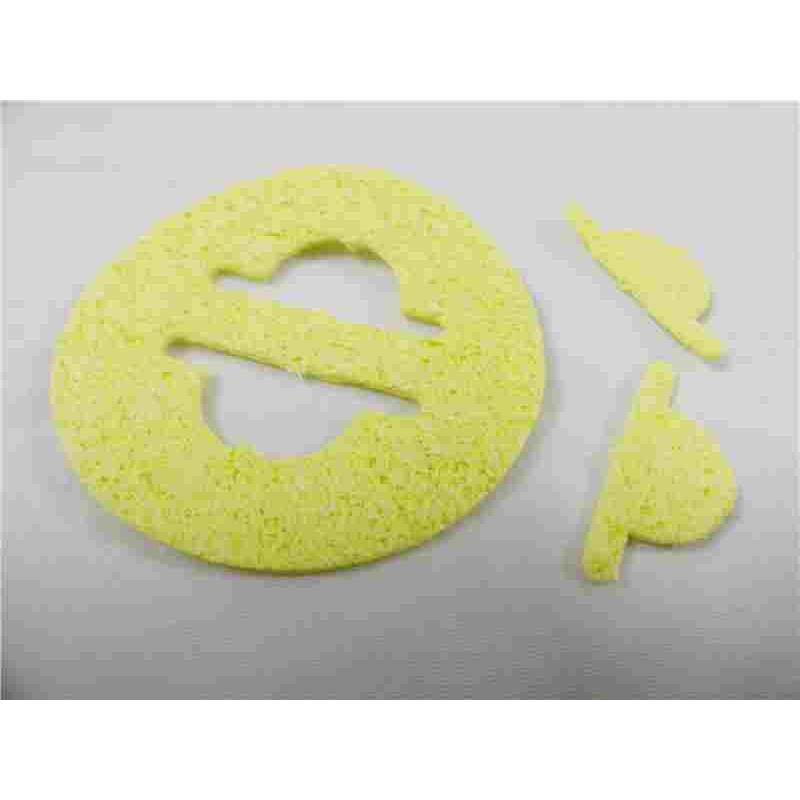 FX951高温烙铁海绵 圆形海绵 电焊铁海棉 焊台清洁海绵 压缩海绵