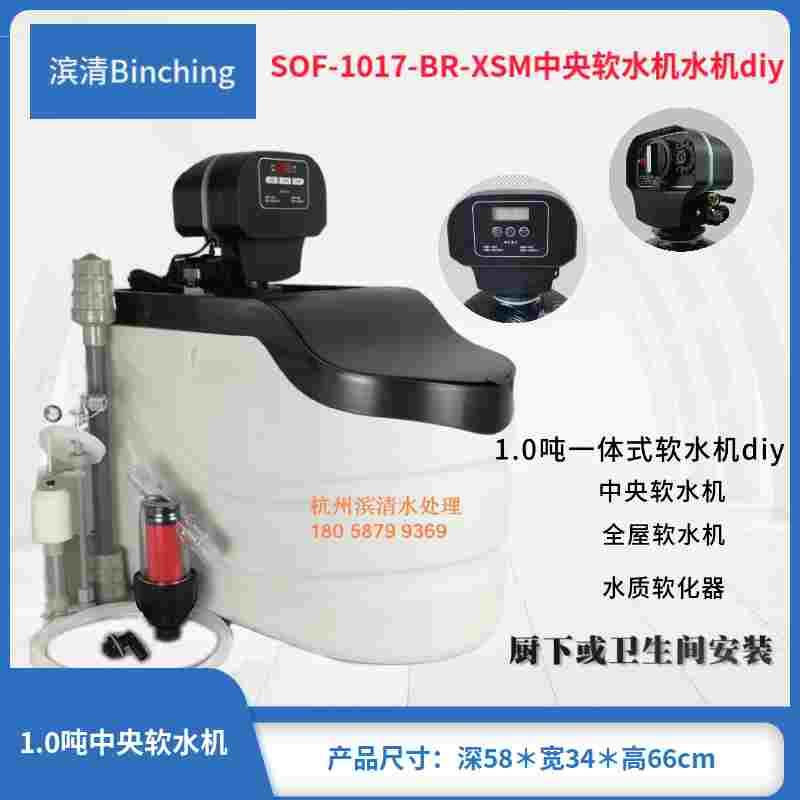 滨清diy  1吨中央软水系统 D1017-BR-CSM 时间或流量控制/软水机