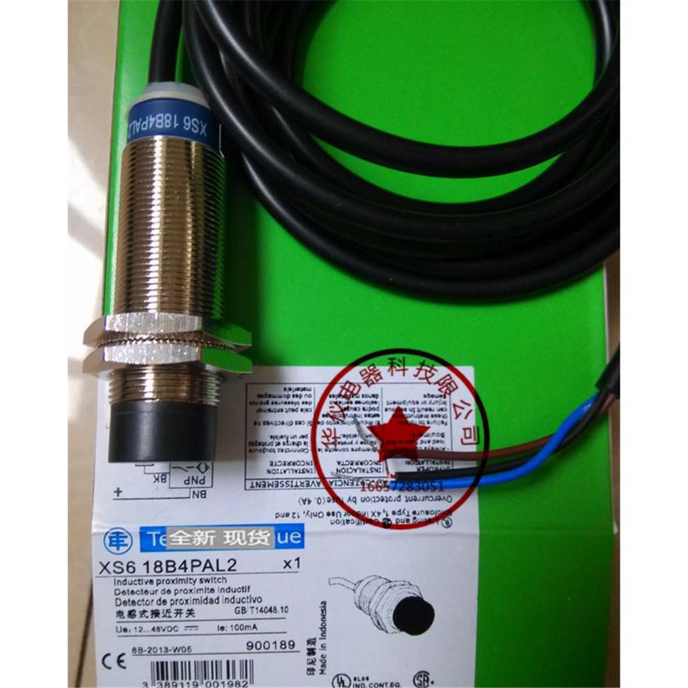 全新现货圆柱型XS618B4PAL2电感式接近传感器金属传感器质保二年
