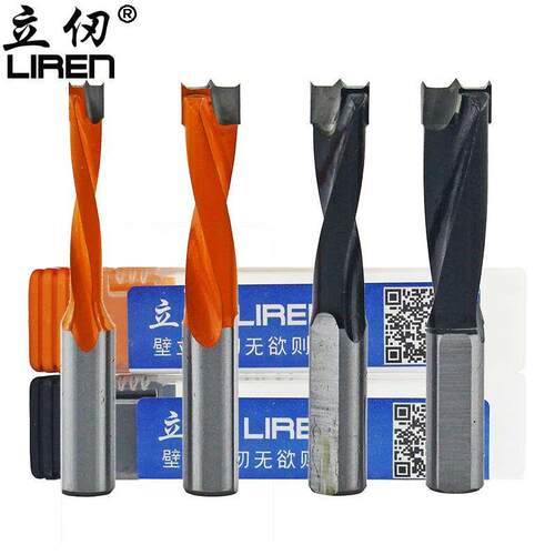 立仞精品数控排钻 硬质合金 木工排钻机 开孔器3-15×70L/R正反钻