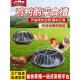 加厚鸡鸭鹅食槽新款 喂鸡食槽养鸡料槽打不翻牛筋喂猪食槽自由采食