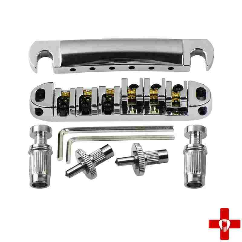 LP电吉他滚珠琴桥带滚珠滚轮滚轴EPI 琴桥拉弦板弦桥带扳手SG琴桥