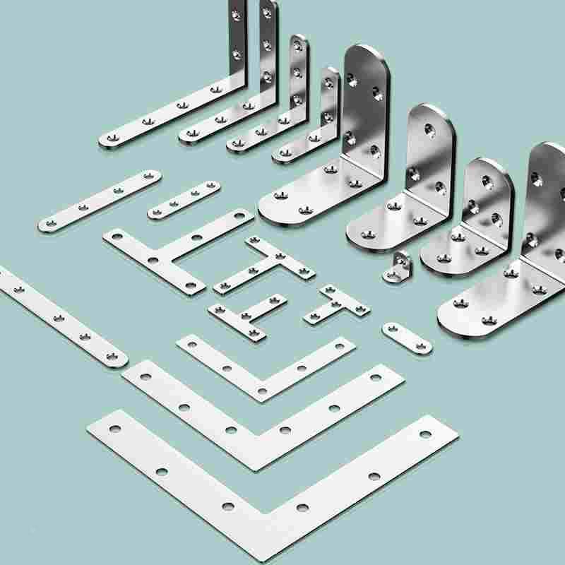 不锈钢角码90度直角固定器三角铁支架连接件片加固五金l型层板托t