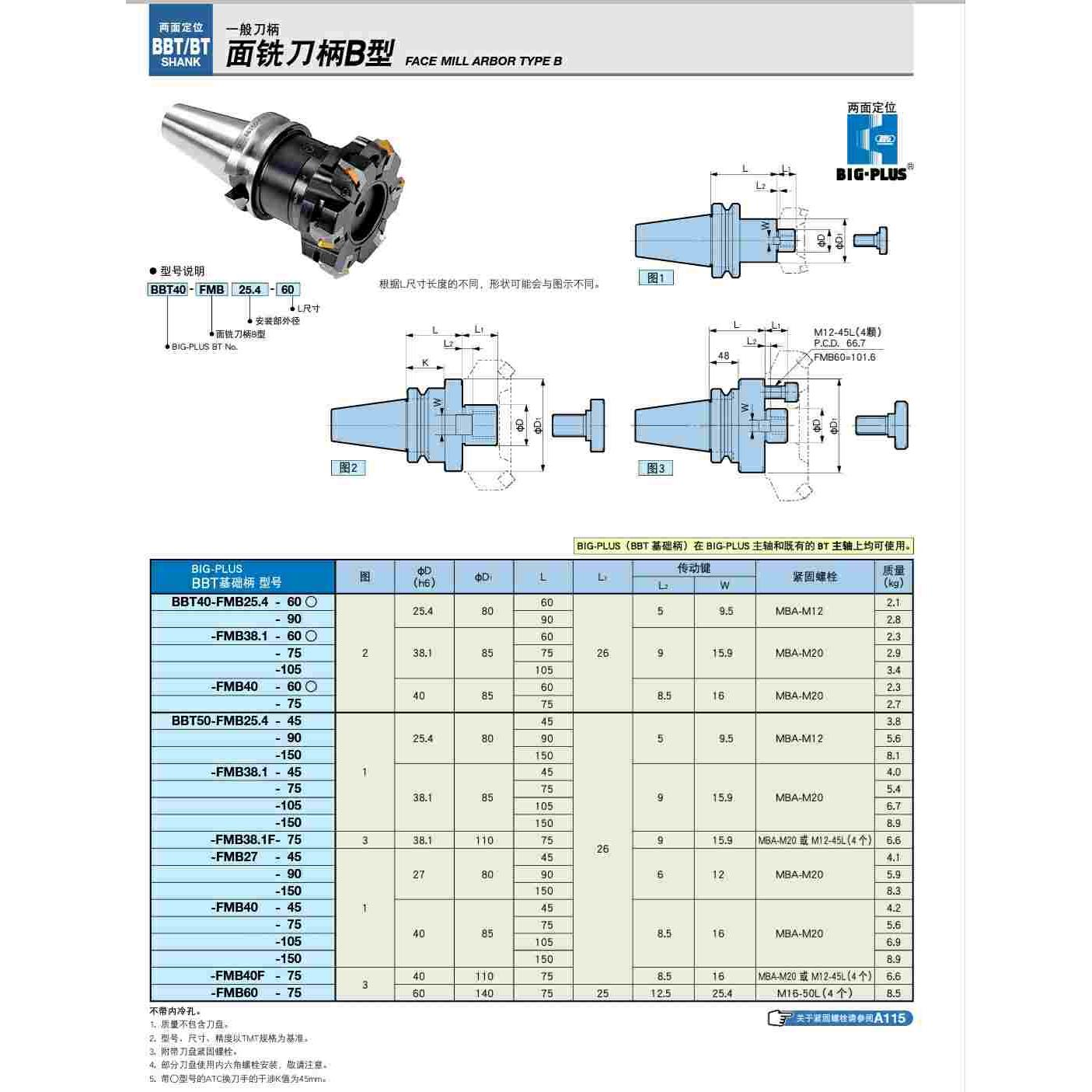 双面拘束铣刀柄BBT40-FMB32-100 BBT40-FMB32-150 G6.3 15000转