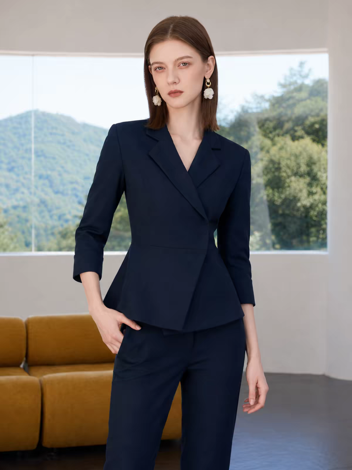 西装套装女时尚西服职业装工装气质女神范酒店工作服高端正装职场