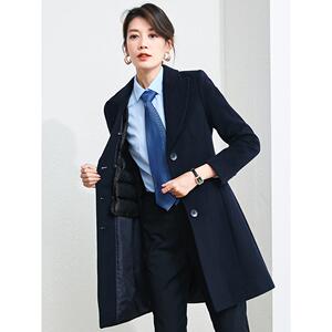 职业装呢子外套男女同款100%羊毛银行公务员企事业行政商务工作服