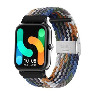 Plus非原装 RT2腕带Solar 4荣耀亲选替换带RT 适用小米haylou手表尼龙编织表带RS4嘿喽2代智能运动手表链RS3