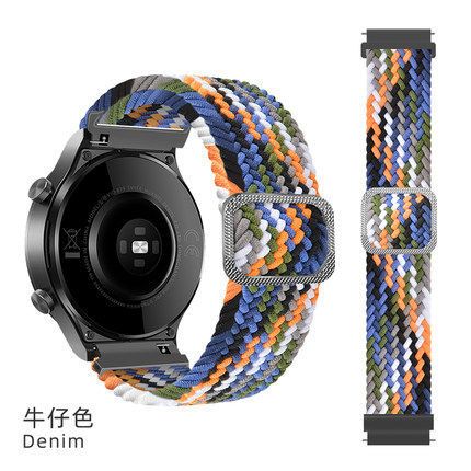 适用高驰PACE 2手表表带尼龙APEX弹力APEX Pro编织42mm男女46mm快拆配件同款非原装20/22可调节手链原厂
