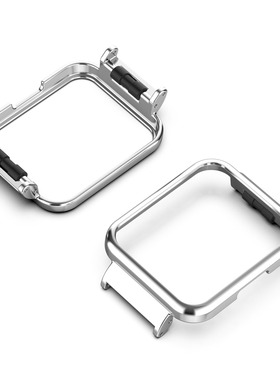 适用红米手表Redmi watch3手表表带连接器Mi watch lite3金属头粒边框时尚潮流保护壳防摔表套配件男女通用款
