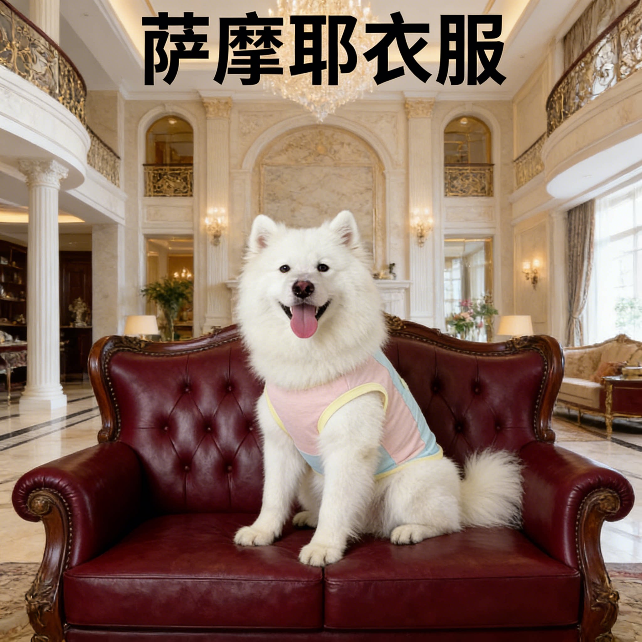 萨摩耶春夏冰丝凉感防晒背心图片