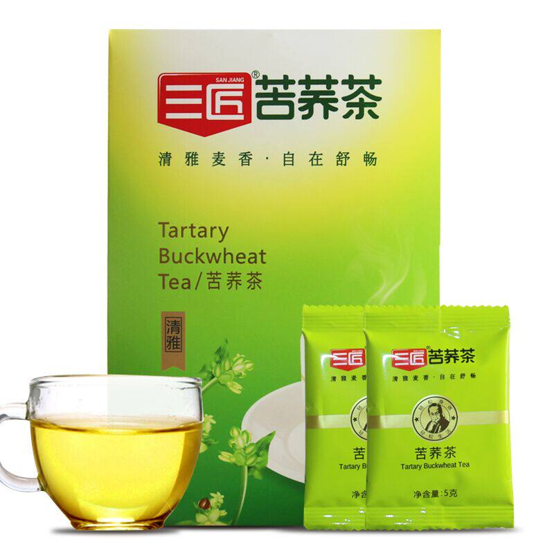 三匠苦荞茶盒装200克大凉山荞麦