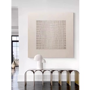 纯手绘油画云集高级感客厅沙发背景墙装饰画简约现代肌理玄关挂画