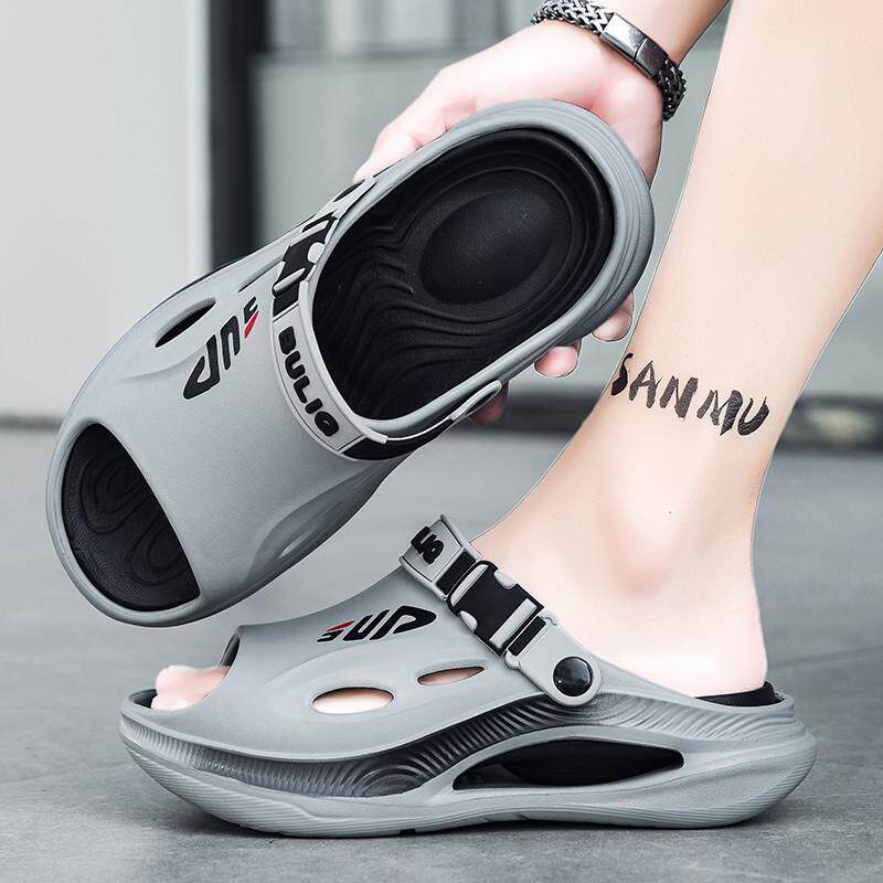 锦轩男鞋专营凉鞋男夏季外穿运动登山徒步防R滑防臭软底涉水沙滩