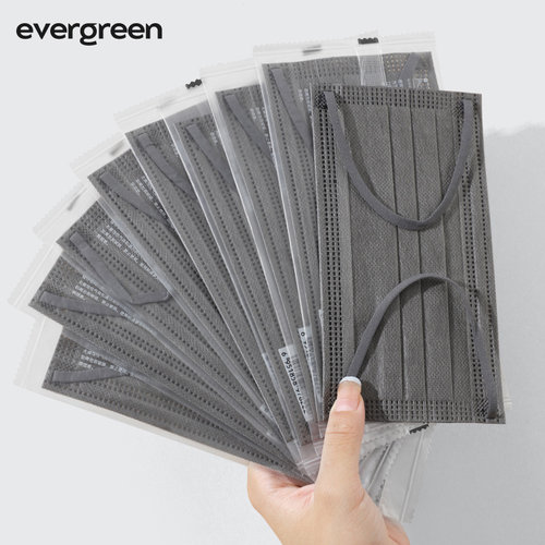 evergreen莫兰迪朦胧灰色口罩