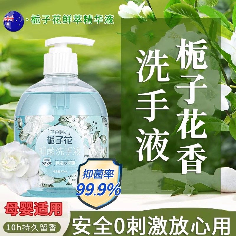 茉莉花洗手液杀菌消毒家用酒店清洁保湿抑菌母婴非泡沫温和不刺激