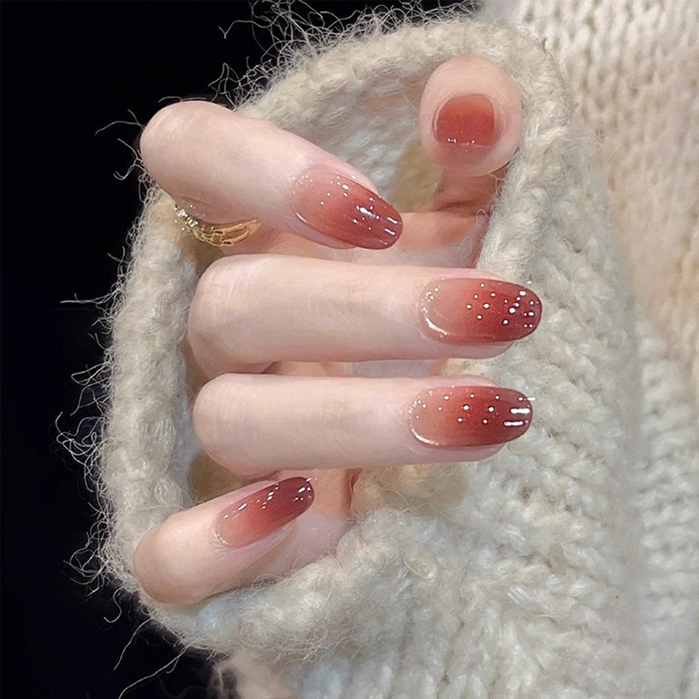 2026年新款手工穿戴甲冰镇石榴红色显白高级感猫眼美甲贴片成品,彩妆/香水/美妆工具,穿戴甲/甲片,淘宝优惠券,粉丝福利购,淘宝优惠卷