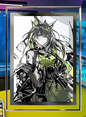 明日方舟Mon3tr周边高颜值水晶玻璃相框桌面摆件摆台装饰送朋友礼