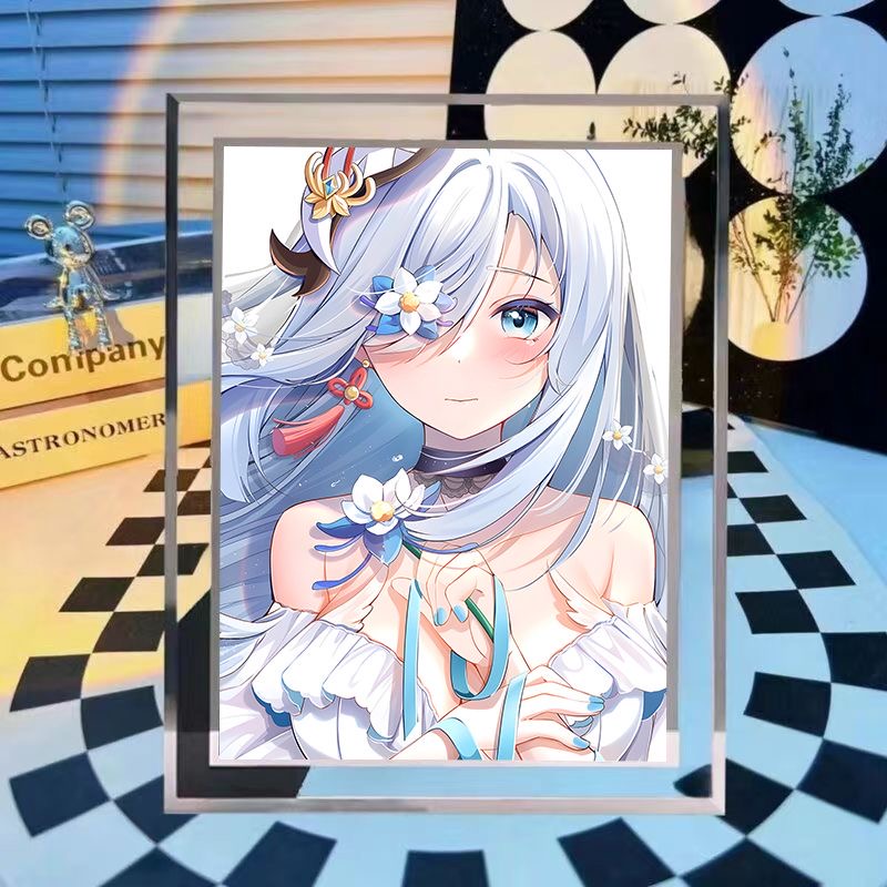 申鹤新款相框原神小姨动漫周边卧室桌面摆件ins风送朋友生日礼物