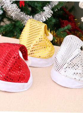 christmas decoration Sequined Santa hat party accessories