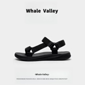 Valley男鞋 外贸越南单凉鞋 男夏季 Whale 户外防滑涉水软底沙滩鞋