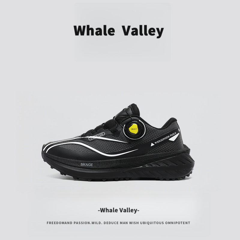 Whale Valley外贸运动鞋男女透气防滑软底缓震休闲超轻减震跑步鞋