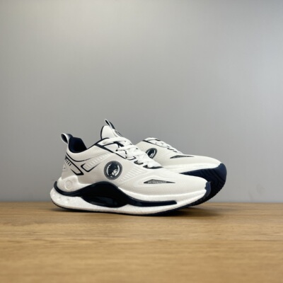 潮流百搭真爆米花软底情侣跑步鞋