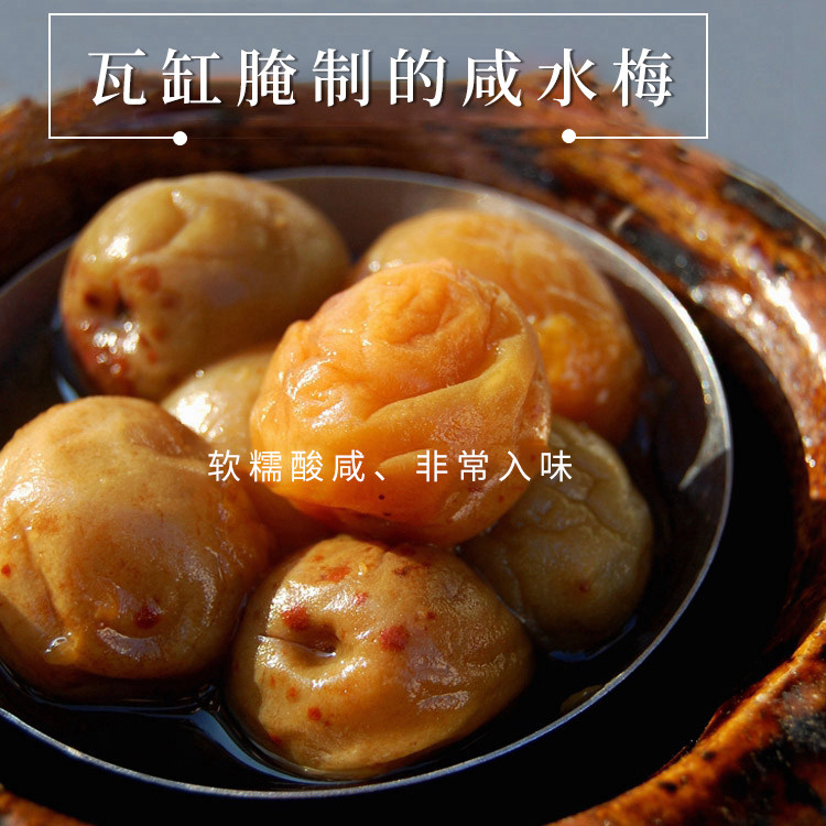 无加糖咸水梅咸话梅传统腌制泡水调味料孕妇开胃盐津梅诏安特产