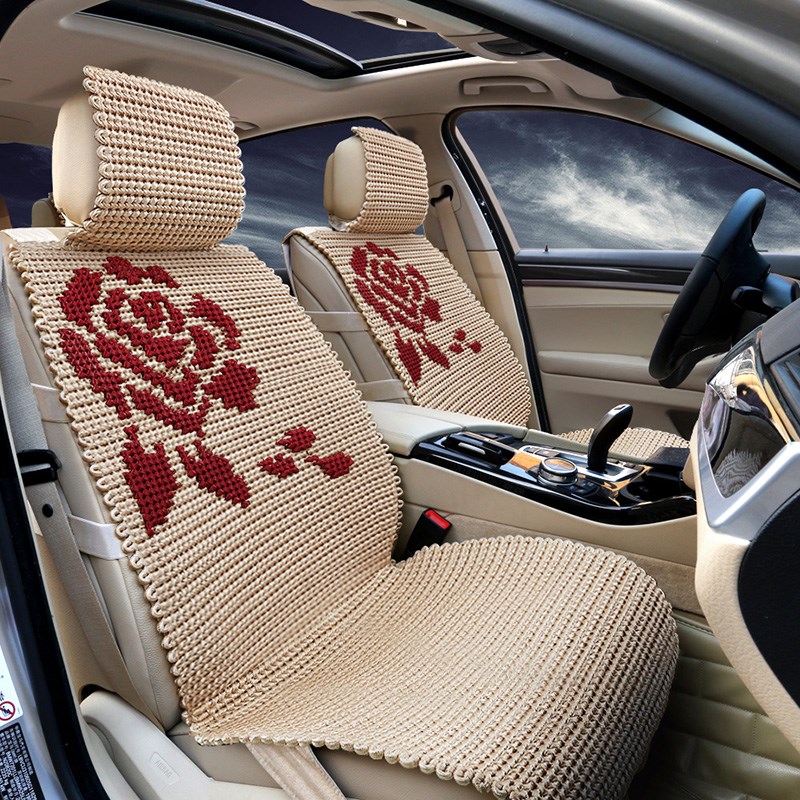 速发亚车坐垫夏片博越H2英朗宝骏510途观哈弗H6单季汽麻座套