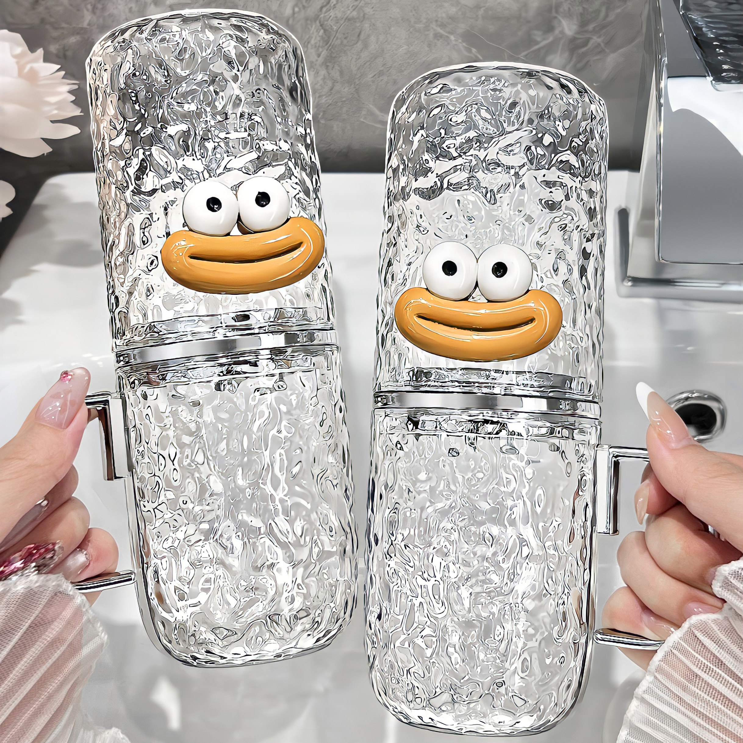 速发旅行洗漱牙刷收纳盒漱口杯刷动便携牙具牙缸电牙杯子套装旅游