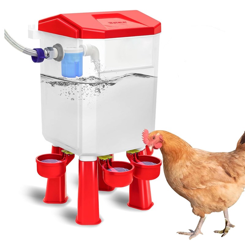 速发家禽浮阀自动饮水桶鸡饮水器7L11L带水管可自动加水鸡鸭鹅喂