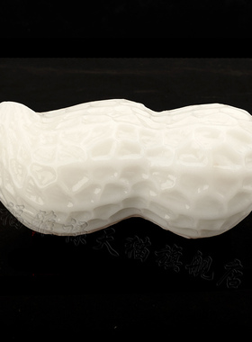 速发玉礼花生摆件早生贵子卧室生意品财结婚石发开业贺礼