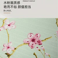 速發(fā)古箏防塵布家用遮擋古箏罩防塵清新文藝印花田園風(fēng)中琴披琴房