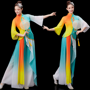 中国风古典 田野上舞蹈服装 速发胶州秧新服演出服2024歌款 在希望