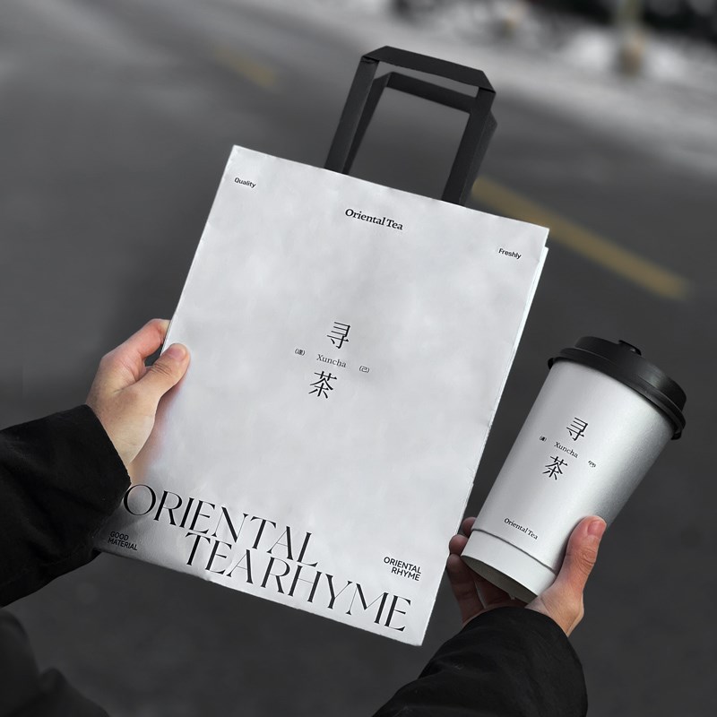 速发银商咖啡热子一次性双层防烫奶茶纸杯卡用外带杯茶饮杯子带盖