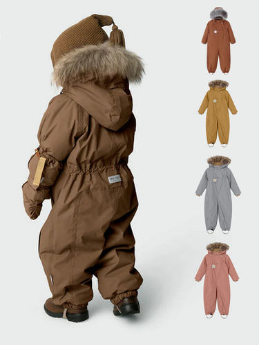 童滑雪服加厚加绒防水防风保暖