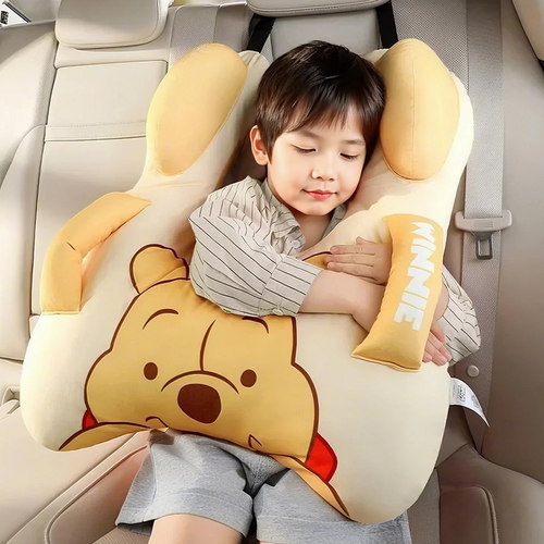 迪士尼儿童车载睡觉神器安全抱枕
