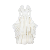 礼服裙Selkie 春上新｜象牙白一衣两穿 长袖 Collection