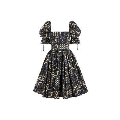 早秋吸睛个性时髦暗黑甜美连衣裙