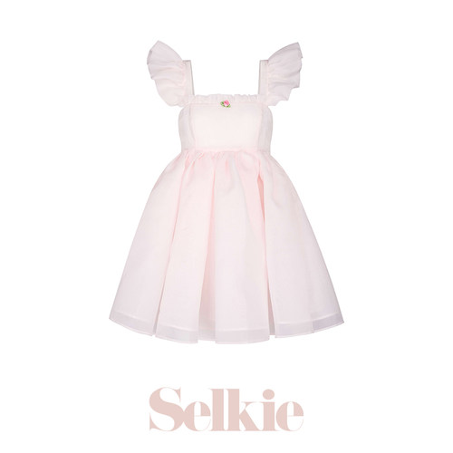 Selkie草莓奶昔小公主迷你连衣裙
