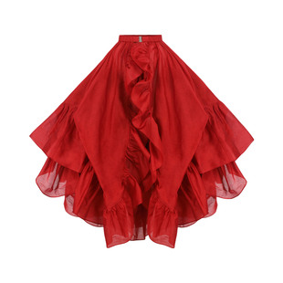 Selkie 超大拖尾半裙 Collection 车厘子红 圣诞特辑