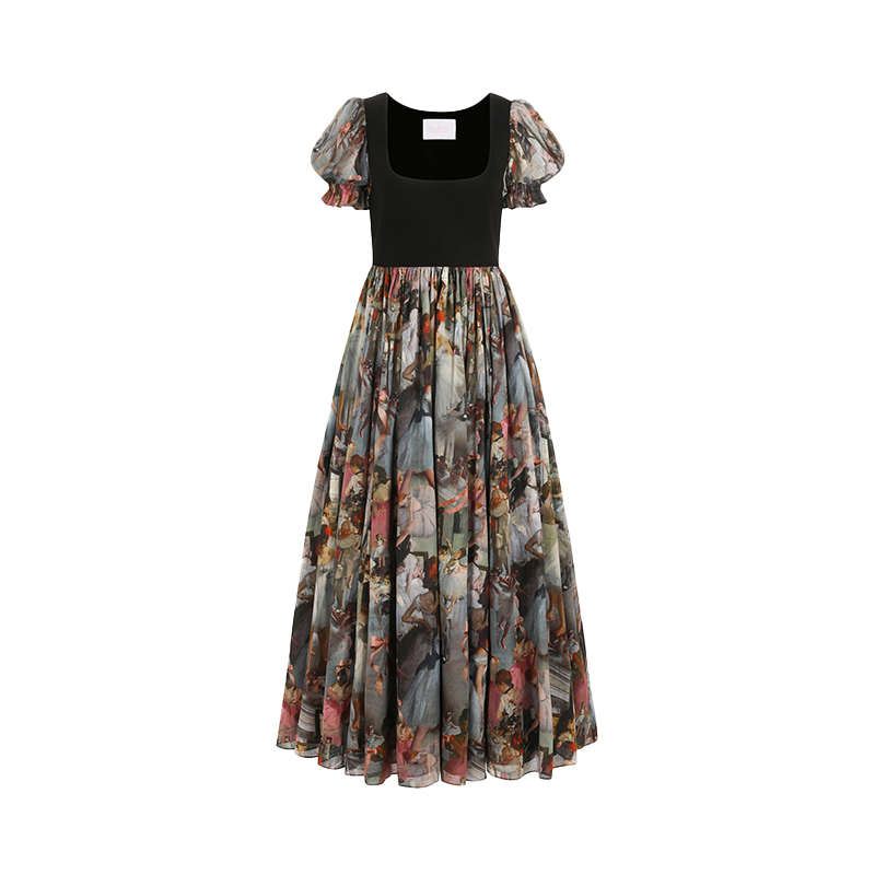 德加艺术系列|长裙 短袖连衣裙 舞蹈教室油画Selkie collection,女装/女士精品,连衣裙,淘宝优惠券,粉丝福利购,淘宝优惠卷