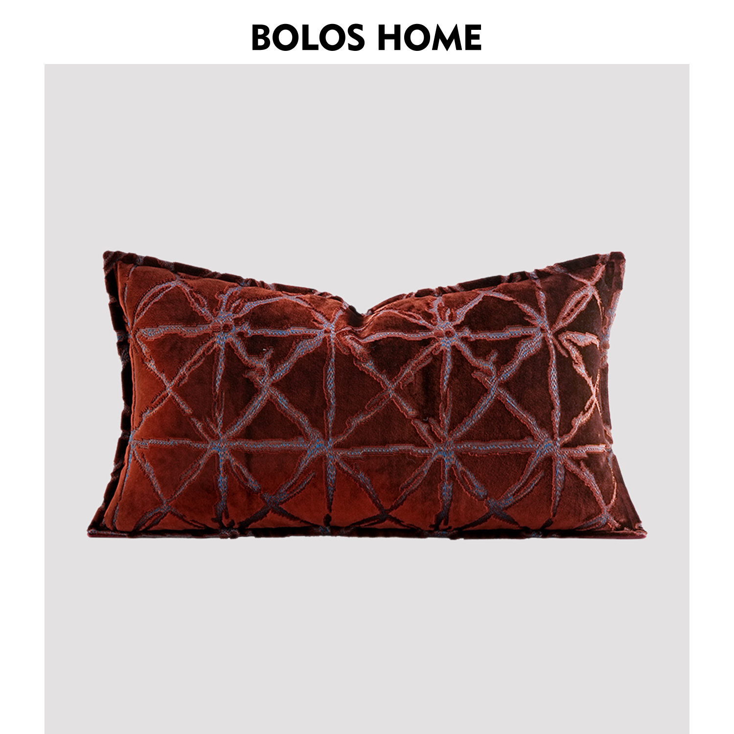 柏洛斯卧室沙发腰靠垫抱枕绒感